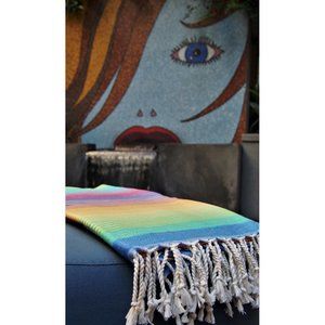 Sand Free Rainbow Towels -  100% Turkish Cotton Beach Bath Towel - Citizens